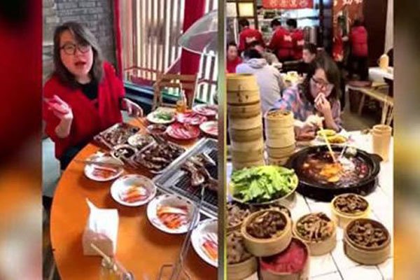 抖音大胃王浪老师真的能吃吗 一个人吃了4个六人餐眼都不眨