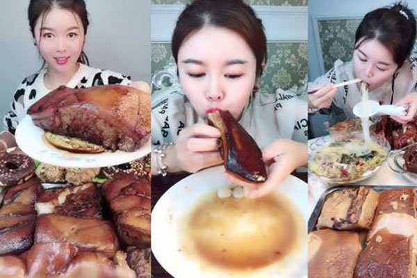大胃王红姐催吐视频 吃的时候过瘾人后的悲催自己知道