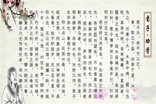 劝学作者是哪位 围绕中心论点从哪些方面进行论述