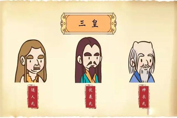 三皇五帝哪三皇哪五帝 三皇五帝简介及人物关系