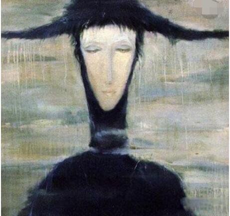 名画雨中女郎诡异嘛 十大恐怖名画雨中女郎曾经吓死过网友