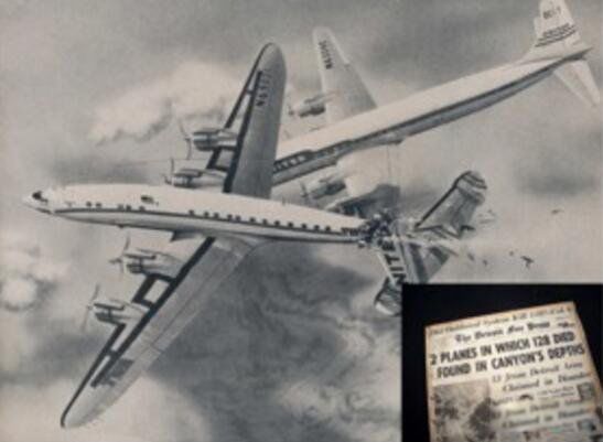 大峡谷空中相撞事件空中浩劫 1956年美国大峡谷空难原因