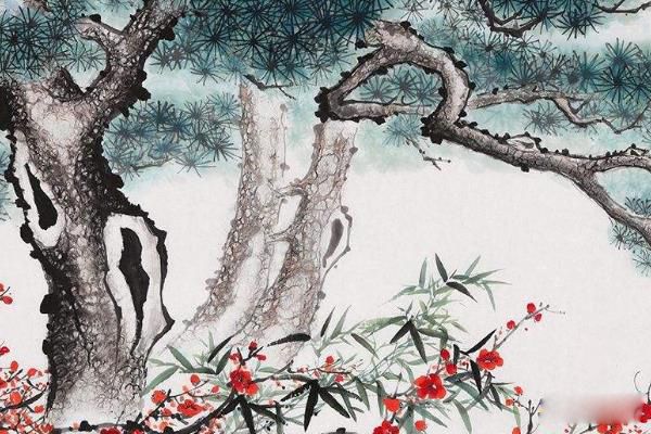 岁寒三友指的是什么?哪三友 描写岁寒三友的古诗分别是松树竹石