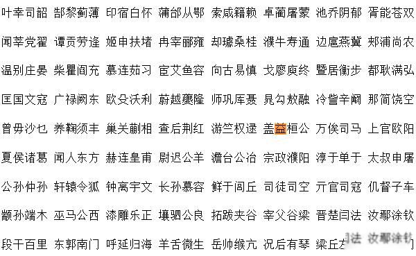 益姓的起源和由来 罕见的益姓在百家姓中排第几位
