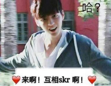 吴亦凡skr表情包大全 吴亦凡skr什么梗