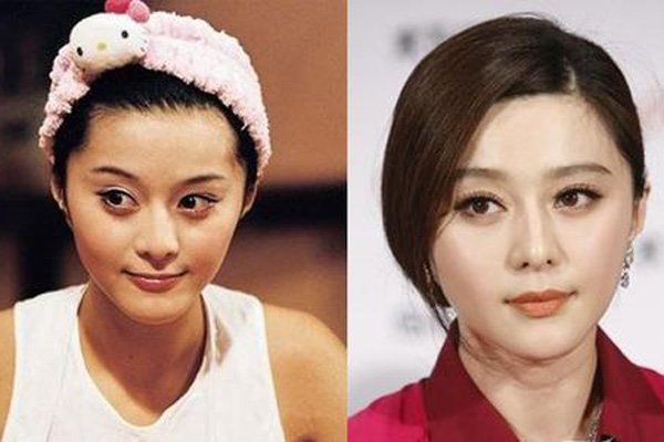 范冰冰整容前后照片 再怎么否认也改变不了事实的力量
