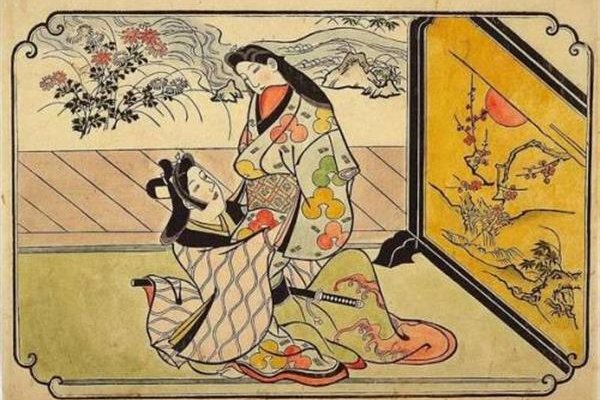 日本古代大尺度春宫图 日本古代画了那么多香艳的浮世绘