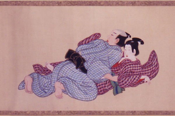 日本古代大尺度春宫图 日本古代画了那么多香艳的浮世绘
