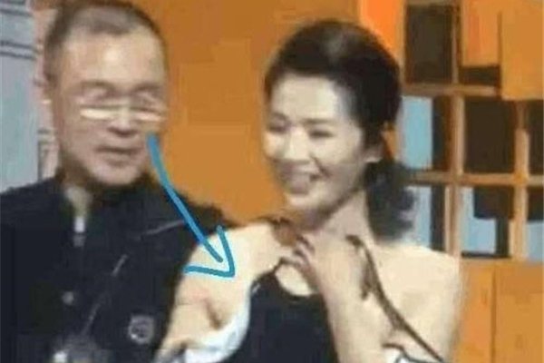 刘涛吊带滑肩事件始末 颁奖典礼掉落p图(肩带突然掉了里边是胸贴)