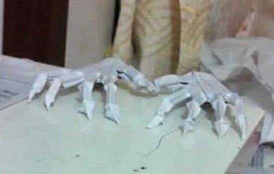 六个能吓死人的手工折纸 诡异手工:史上最危险的折纸