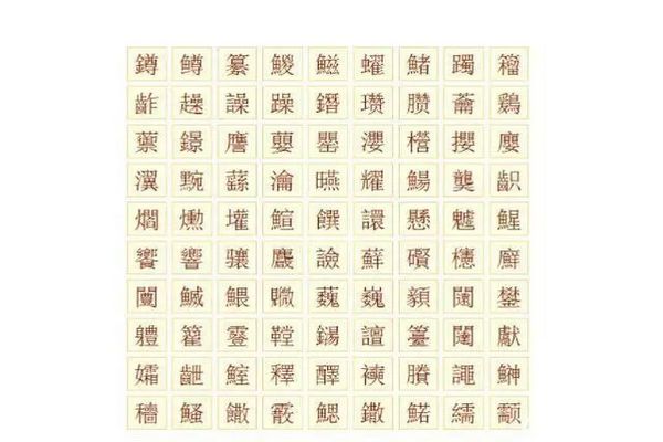 1000000000画的字念什么 这样超难写的字存在吗