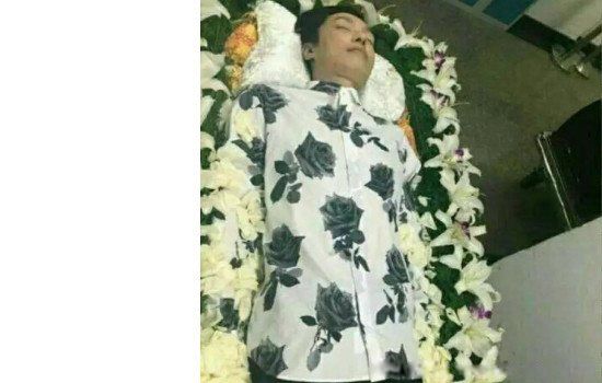 乔任梁打生桩是真的吗还是假的 手臂断了:断臂倒吊照片这几个字