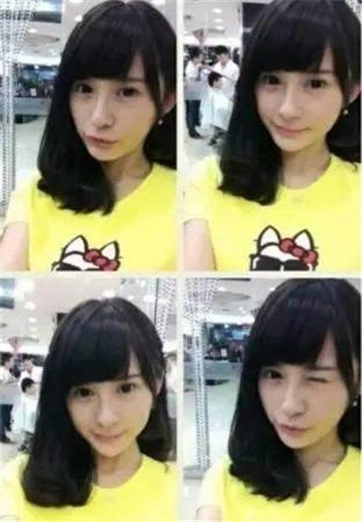 李炜和苏醒前女友合照 就是这个手势:两只手托着夏航燕的胸